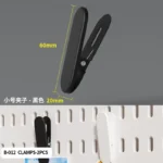 Pegboard combination desktop storage kit, vertical and clip-type pegboard display panels, suitable for home office storage. - Image 14