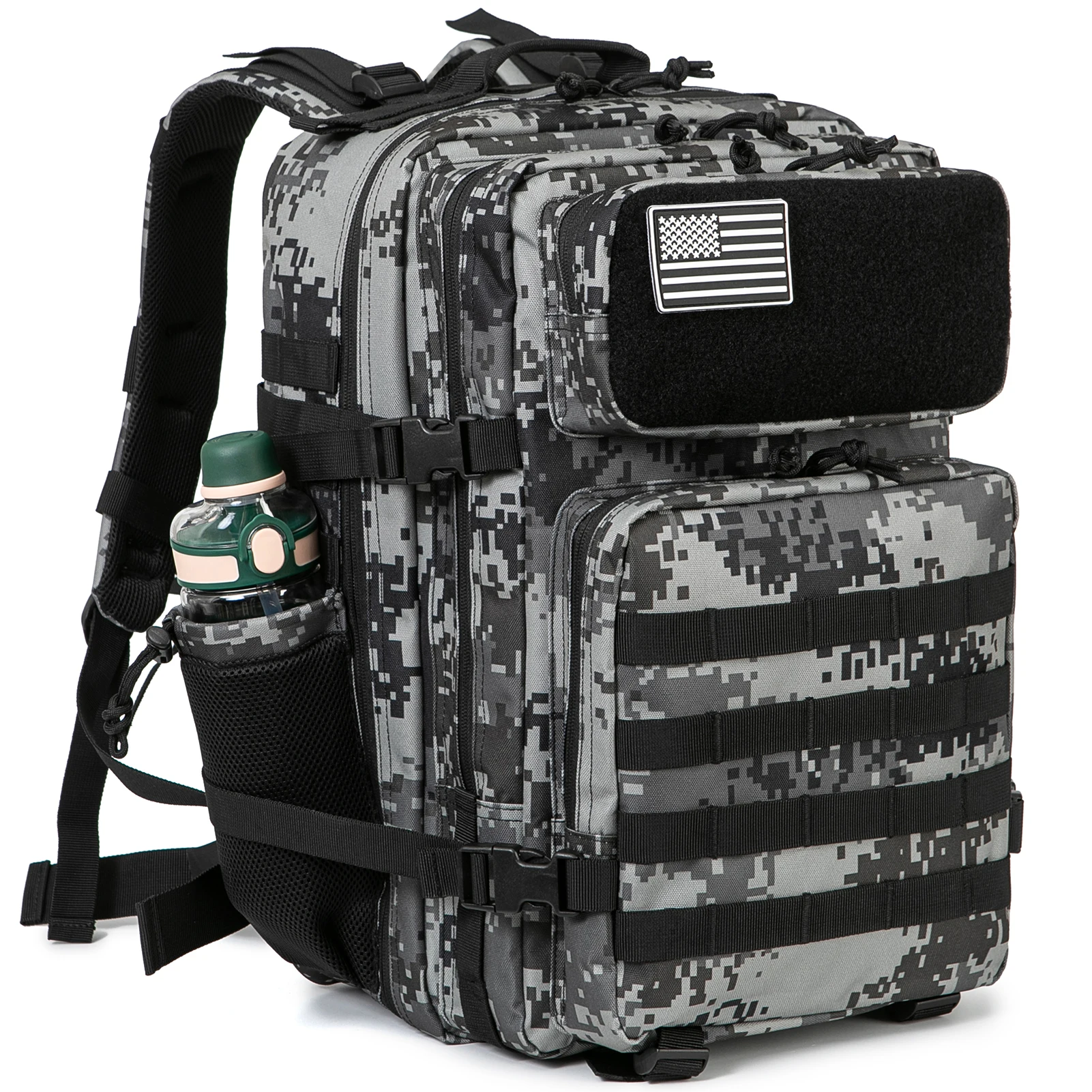 S477d11ebfb114c6f8e3326f26ccee949J.webp 45L Tactical Backpack survival Bag Hunting MOLLE Backpack GYM For Men EDC Outdoor Hiking Rucksack Witch Bottle Holder - Image 1