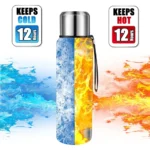 2000ml/67oz Large Capacity Thermos Flask Stainless Steel Hot and Cold Insulated Kettle Tea and Coffee Insulated Travel Mug - Image 2