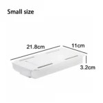 Adhesive Under Desk Drawer Organizer Hidden Table Storage Box Slide Out Tray Simple Sundries Cosmetics Stationery Organizer - Image 8