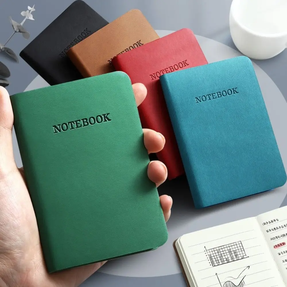 S7837812754894ff4876f99ac1fa75126E.webp A7 Mini Notebook Portable Pocket Notepad Memo Diary Planner Agenda Organizer Office School Stationery - Image 1
